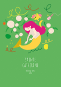 F&ecirc;te color&eacute;e avec sir&egrave;ne et licorne